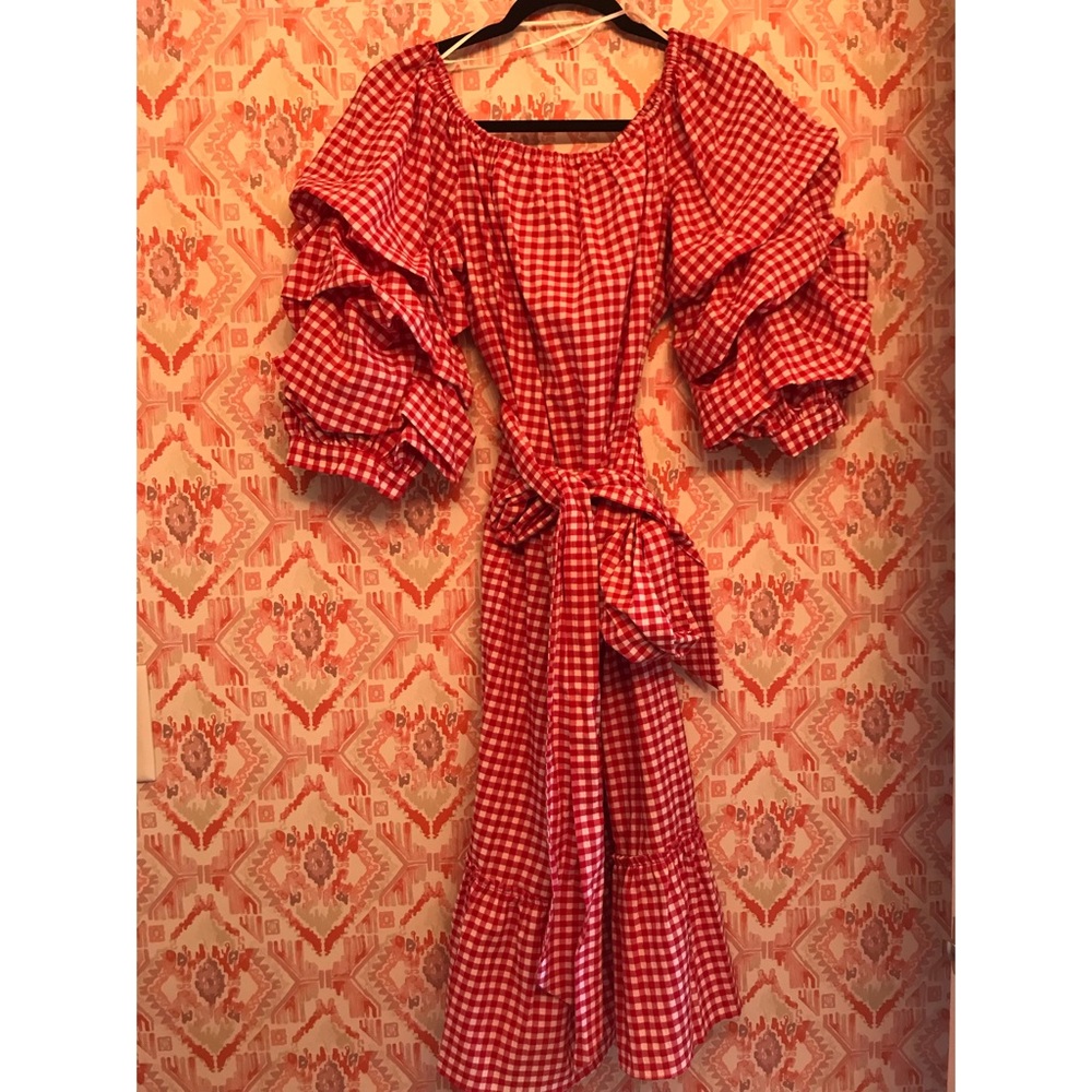NWT Who What Wear Gingham Dress